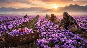 گل زعفران بنفش در مزرعه‌های ایران؛ آغاز تولید طلای سرخ ایران و ارزشمندترین ادویه جهان